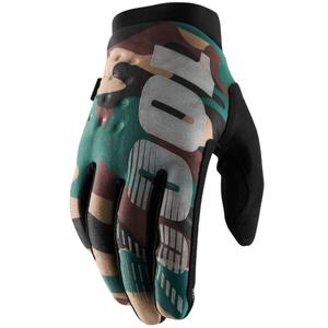 Guanti da motocross 100% - USA BRISKER camo-nero