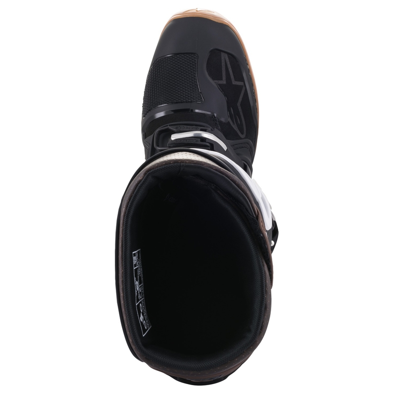 Stivali da moto Alpinestars Tech 7 Enduro Nero-Marrone scuro