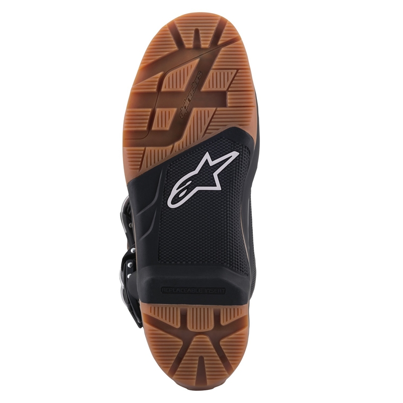 Stivali da moto Alpinestars Tech 7 Enduro Nero-Marrone scuro