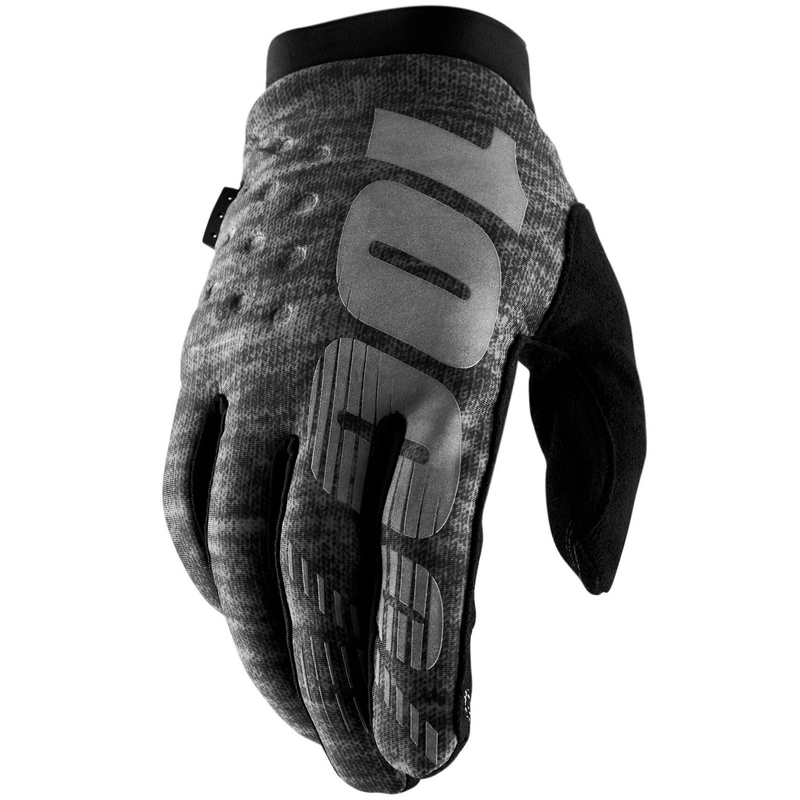 Guanti da motocross 100% - USA BRISKER grigio