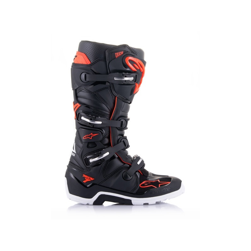 Stivali da moto Stivali da moto Alpinestars Tech 7 Enduro nero-rosso fluo-biancoTech 7 Enduro nero-rosso fluo-bianco