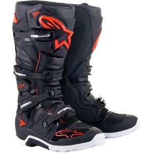 Stivali da moto Stivali da moto Alpinestars Tech 7 Enduro nero-rosso fluo-biancoTech 7 Enduro nero-rosso fluo-bianco