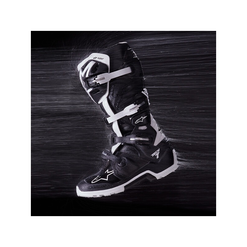Stivali da moto Alpinestars Tech 7 Enduro Drystar Nero-Bianco