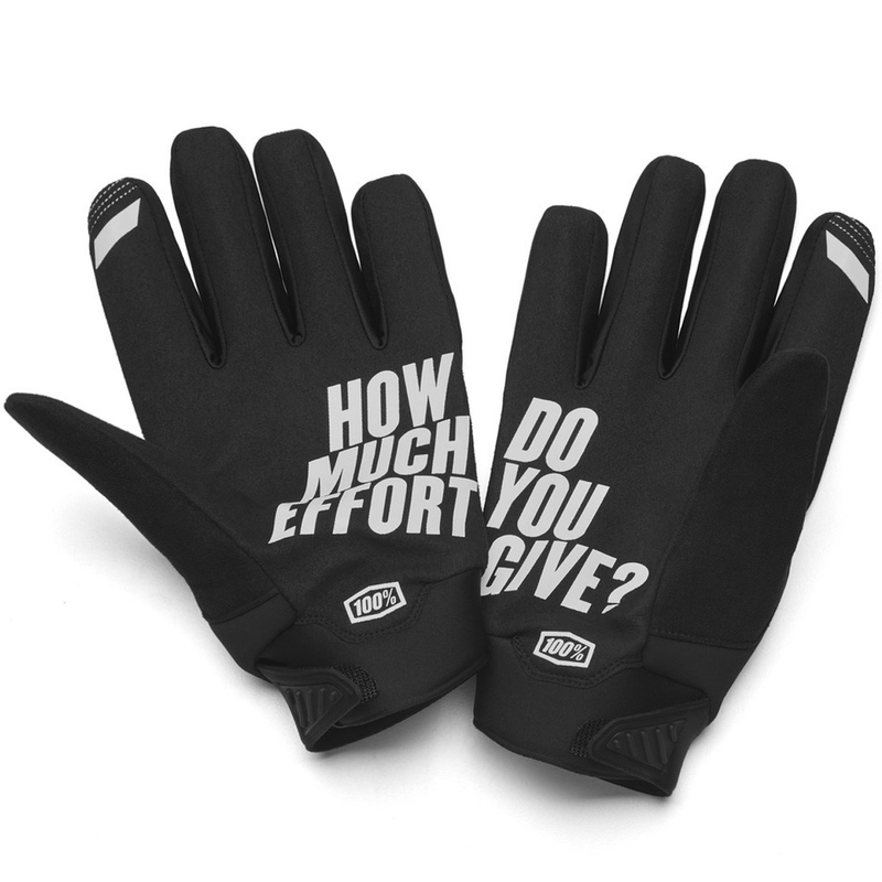 Guanti da motocross 100% - USA BRISKER neri