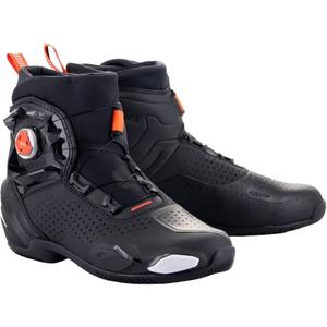 Stivali da moto Alpinestars SP-2 nero-bianco-rosso fluo
