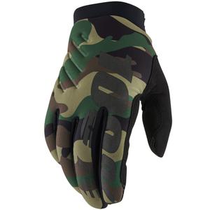 Guanti da motocross 100% - USA BRISKER nero-camo