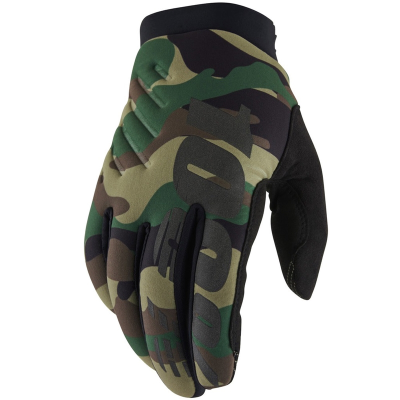 Guanti da motocross 100% - USA BRISKER nero-camo