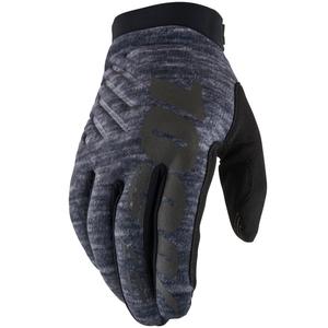 Guanti da motocross 100% - USA BRISKER grigio II