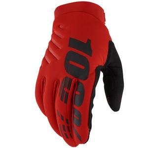 Guanti da motocross 100% - USA BRISKER rosso II