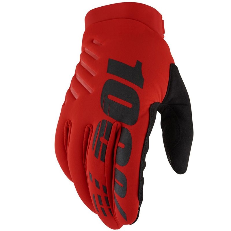 Guanti da motocross 100% - USA BRISKER rosso II