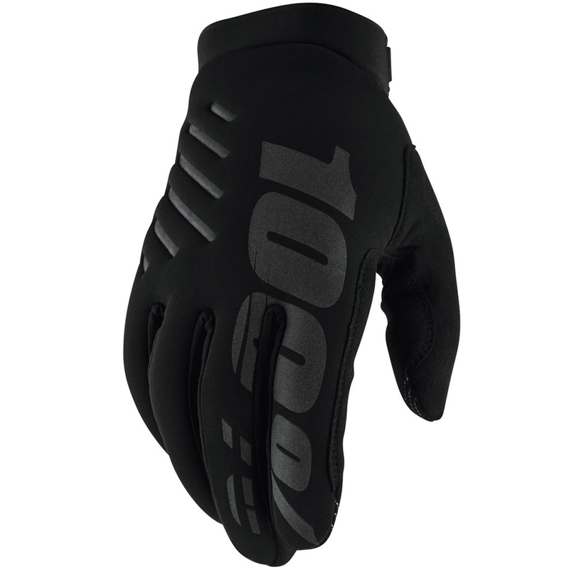 Guanti da motocross per bambini 100% - USA BRISKER neri