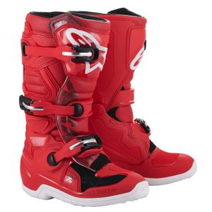 Stivali da moto per bambini Alpinestars Tech 7 S rossi