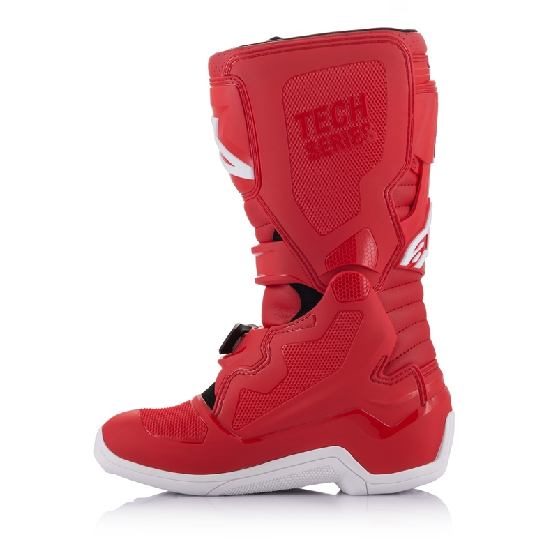 Stivali da moto per bambini Alpinestars Tech 7 S rossi