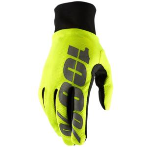 Guanti da motocross 100% HYDROMATIC giallo neon