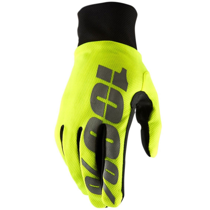 Guanti da motocross 100% HYDROMATIC giallo neon