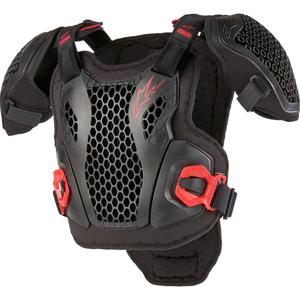 Protettore toracico Alpinestars Bionic Action Youth nero-rosso