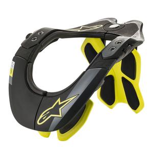 Protezione per il collo Alpinestars BNS Tech-2 nero-giallo fluo