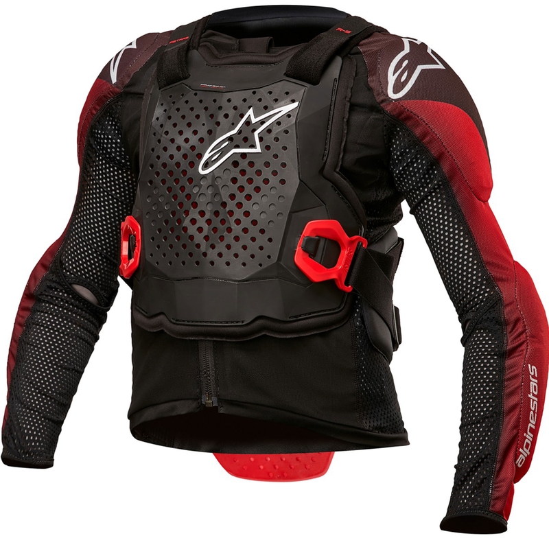 Protettore corpo Alpinestars Bionic Tech Youth nero-bianco-rosso