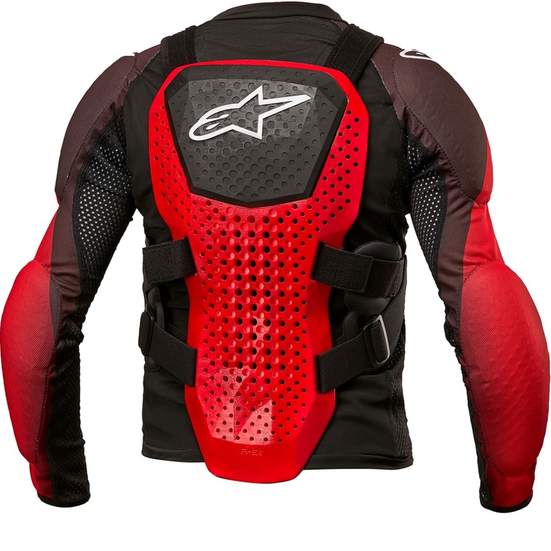 Protettore corpo Alpinestars Bionic Tech Youth nero-bianco-rosso