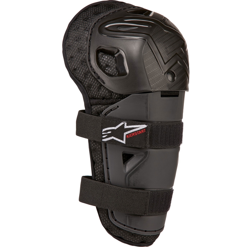 Ginocchiere Alpinestars Bionic Kickstart per bambini nere-rosse