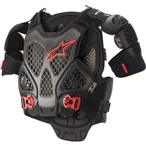 Protettore per il corpo Alpinestars A-6 nero-antracite-rosso