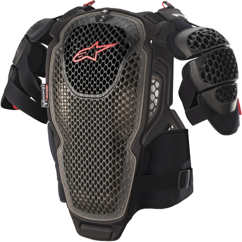 Protettore per il corpo Alpinestars A-6 nero-antracite-rosso