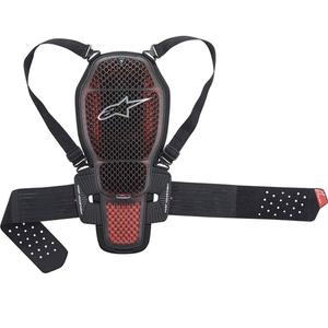 Paraschiena Alpinestars Nucleon KR-1 CELL CE2 trasparente-grigio-rosso-nero