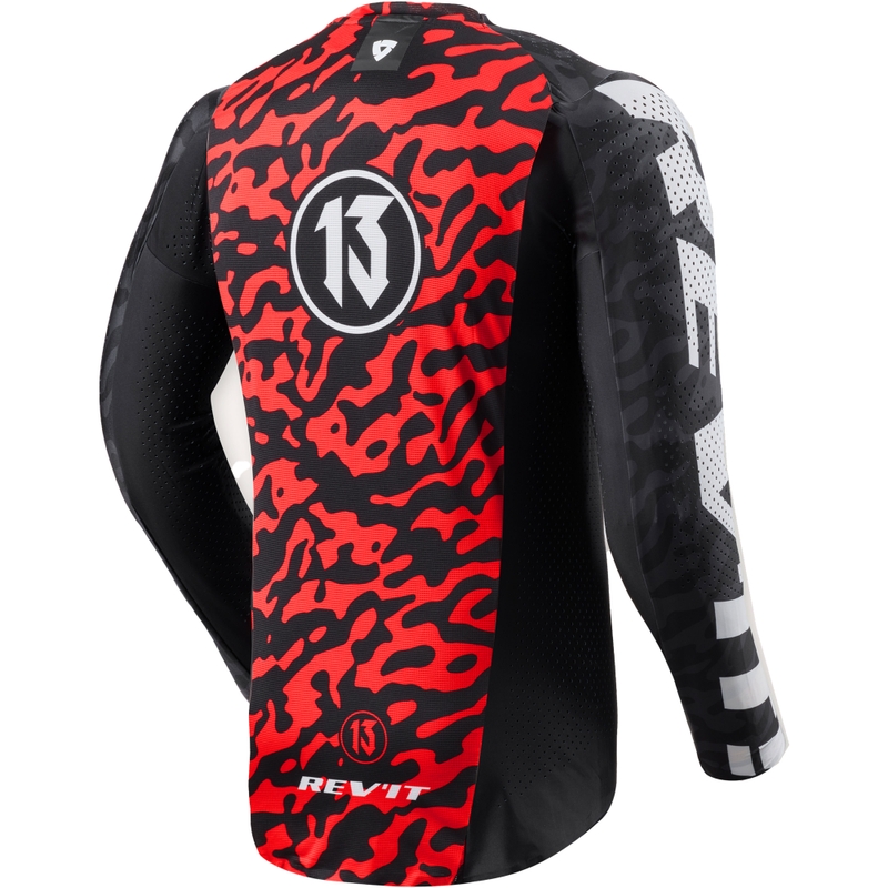 Maglia da motocross Revit Thirteen nera