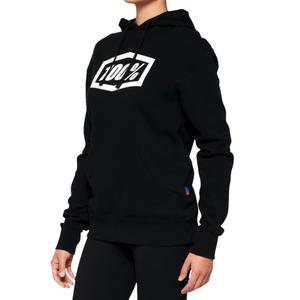 Felpa da donna 100% - USA ICON nera
