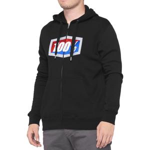 Felpa 100% - USA UFFICIALE nera