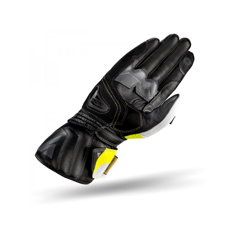 Guanti Shima STR-2 nero-bianco-giallo fluo