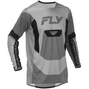 Maglia da motocross FLY Racing Lite grigio-nero