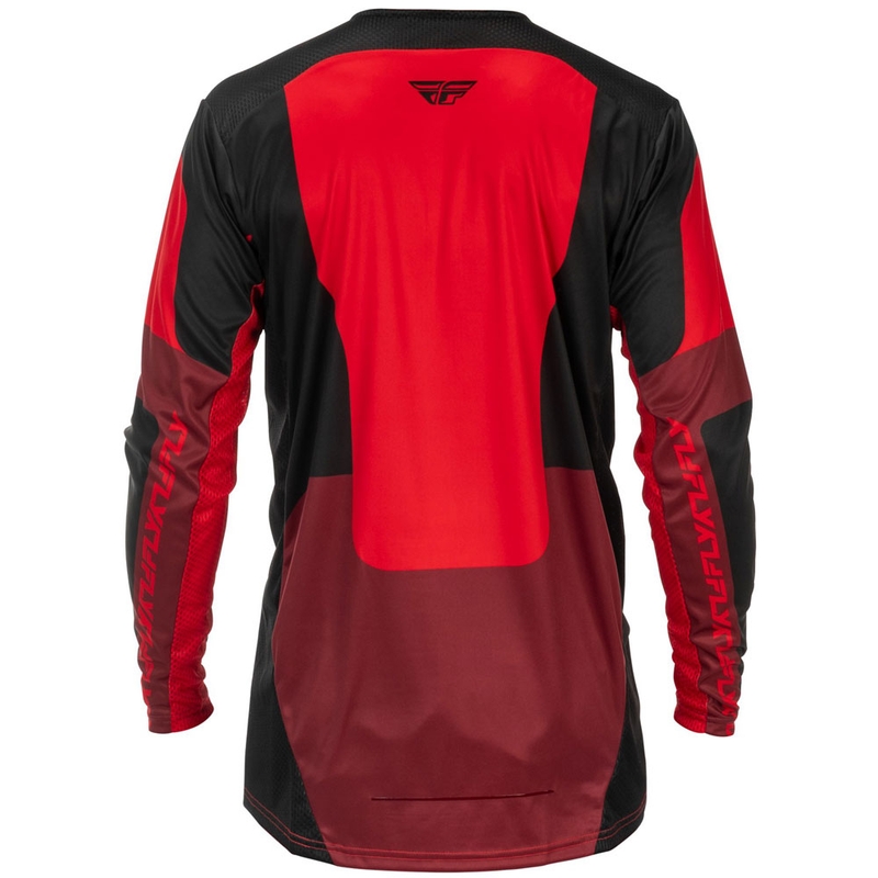 Maglia da motocross FLY Racing Lite nera-rossa II