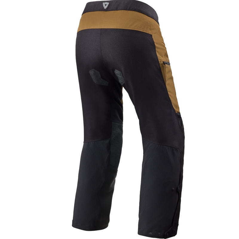 Pantaloni da moto Revit Continent 2 marrone-nero