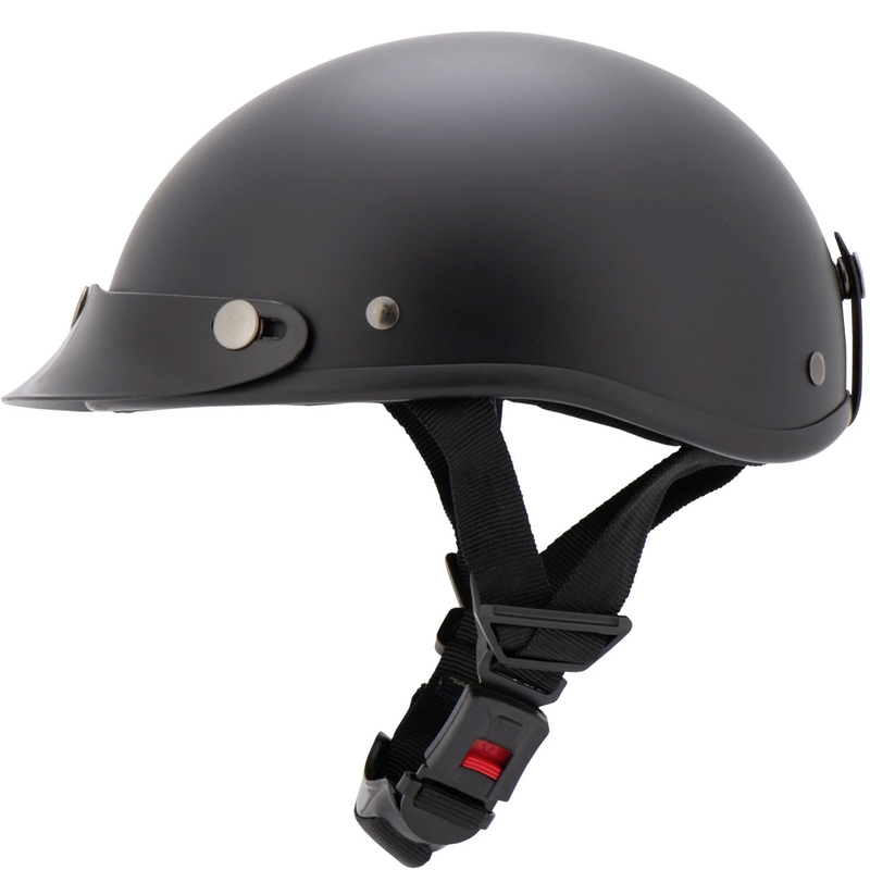 Casco da moto Louis Braincap nero
