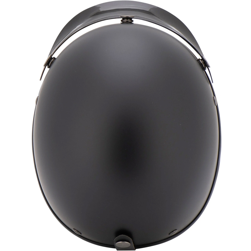 Casco da moto Louis Braincap nero