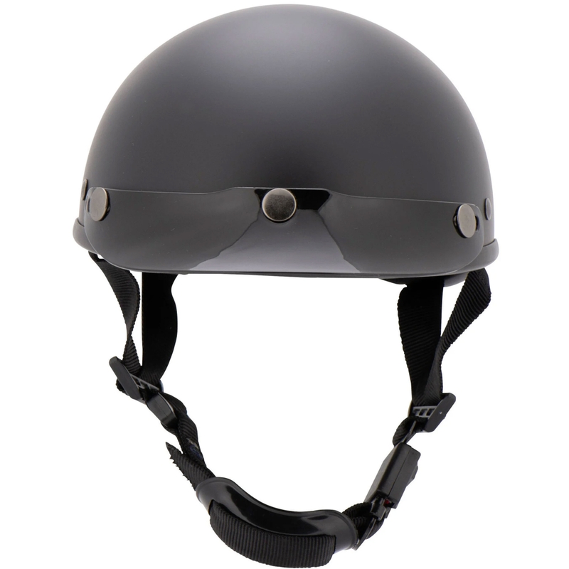 Casco da moto Louis Braincap nero