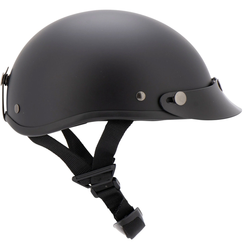 Casco da moto Louis Braincap nero