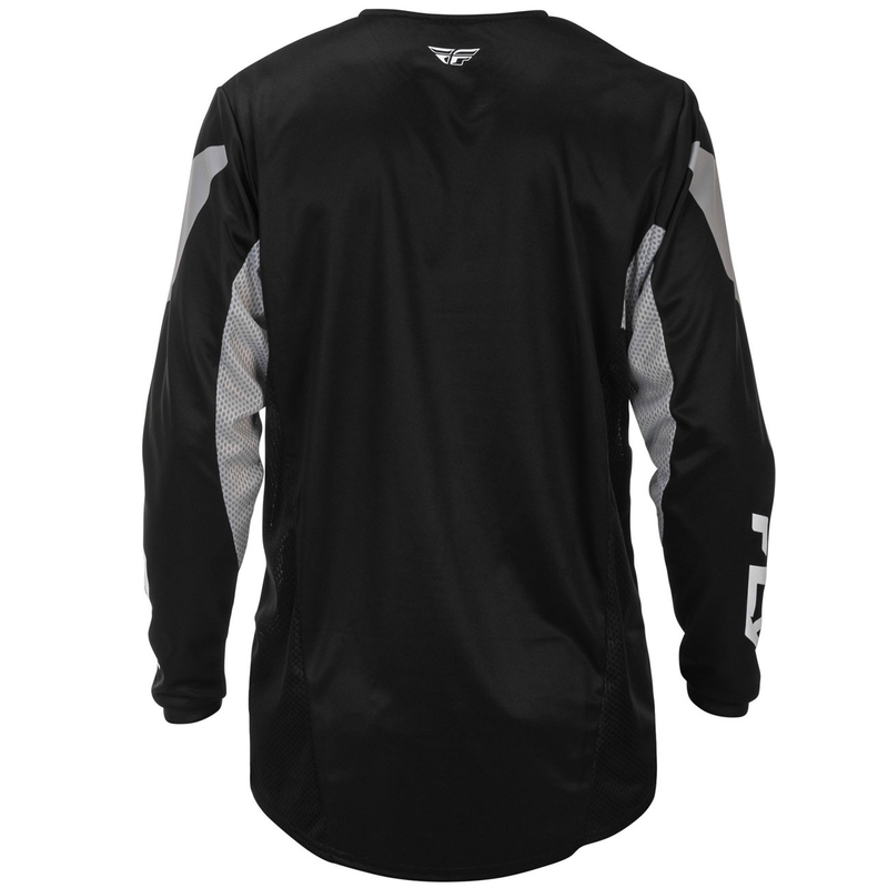 Maglia da motocross FLY Racing Kinetic USA nera-grigia