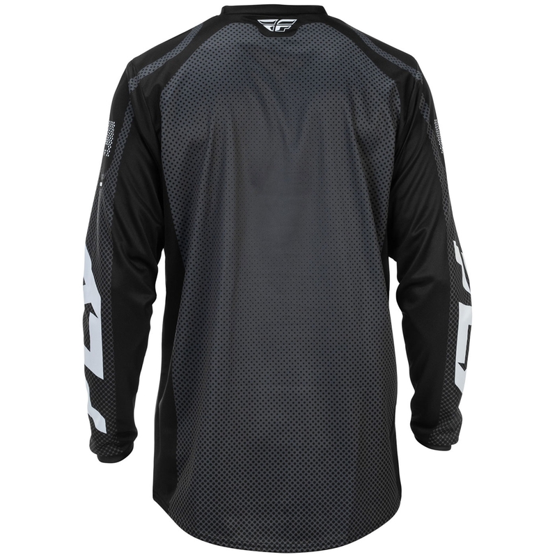 Maglia da motocross FLY Racing F-16 nera-bianca