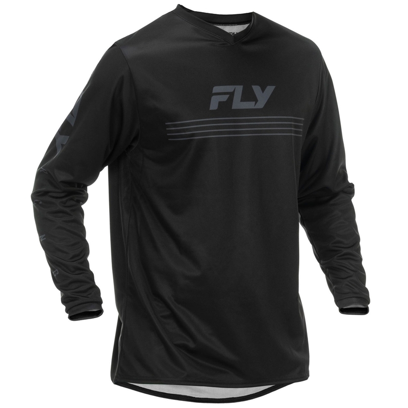 Maglia da motocross FLY Racing UNIVERSAL nero-bianco II