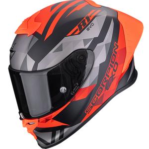 Casco integrale da moto Scorpion EXO-R1 EVO II Air Valere nero opaco-rosso