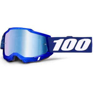 Occhiali da motocross 100% Accuri 2 2028 con plexiglass blu
