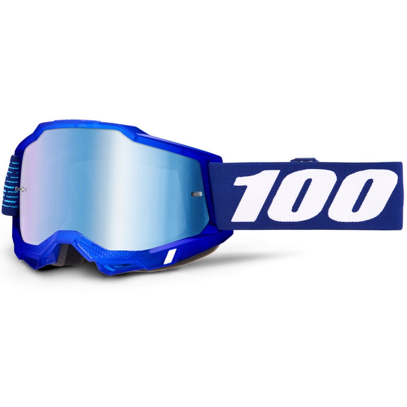 Occhiali da motocross 100% Accuri 2 2028 con plexiglass blu