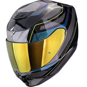 Casco integrale da moto Scorpion EXO-391 Leo nero-blu