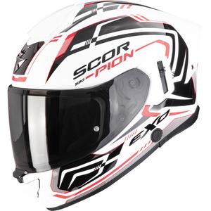 Casco integrale da moto Scorpion EXO-530 Air Slope bianco-nero-rosso