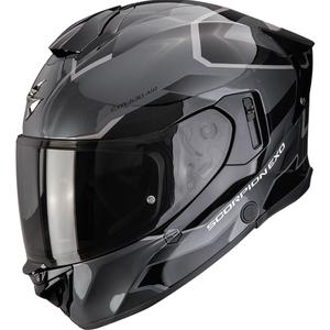 Casco integrale da moto Scorpion EXO-530 Air Clip argento-nero