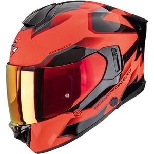 Casco integrale da moto Scorpion EXO-530 Air Clip rosso-nero