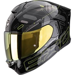 Casco integrale da moto Scorpion EXO-530 Air Fond nero-giallo fluo