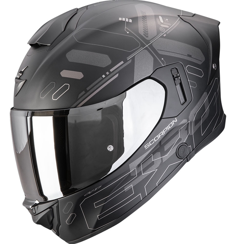 Casco integrale da moto Scorpion EXO-530 Air Fond nero-argento